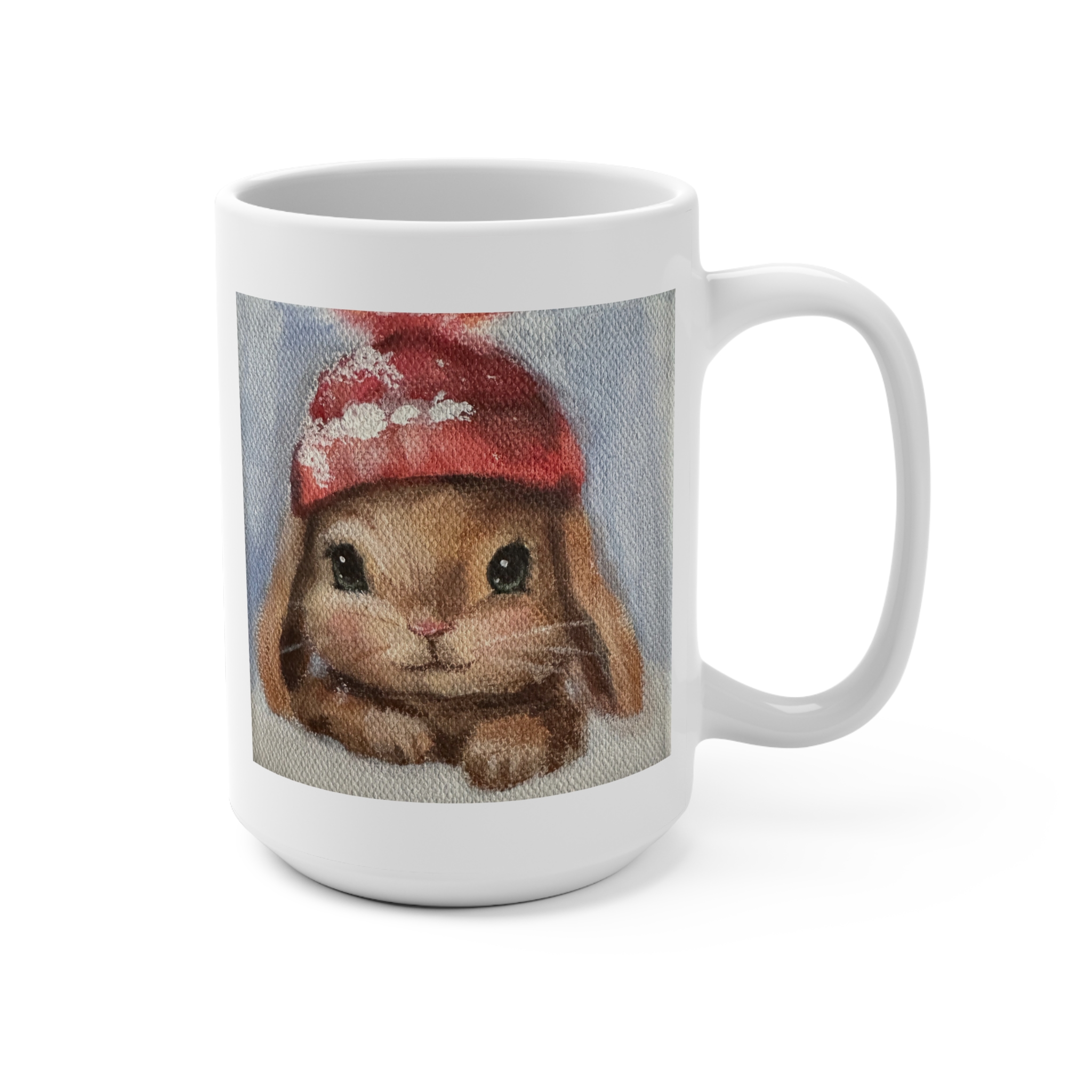 Cute Animal Mug - 15oz Cozy Bunny and Dog Design for Pet Lovers - Image 2